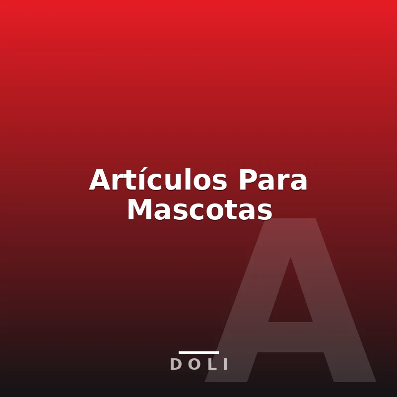 Artículos Para Mascotas