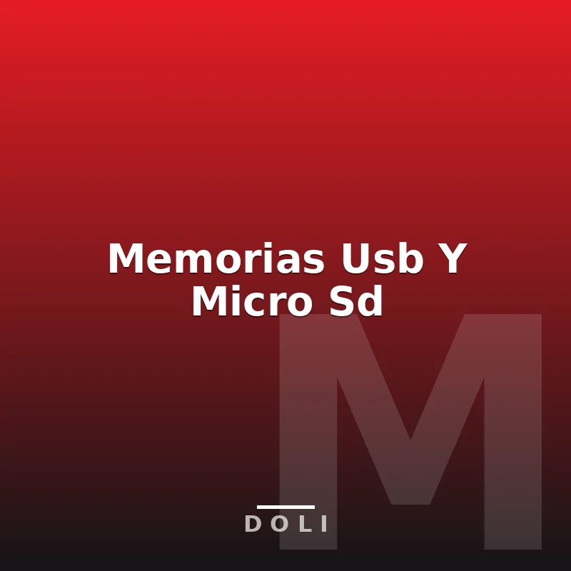 Memorias Usb Y Micro Sd
