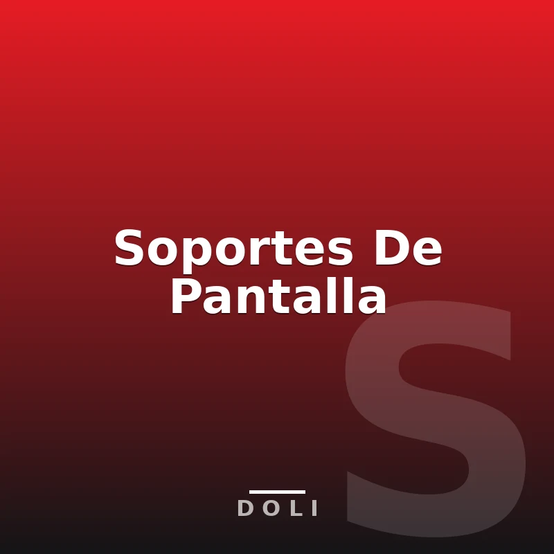 Soportes De Pantalla