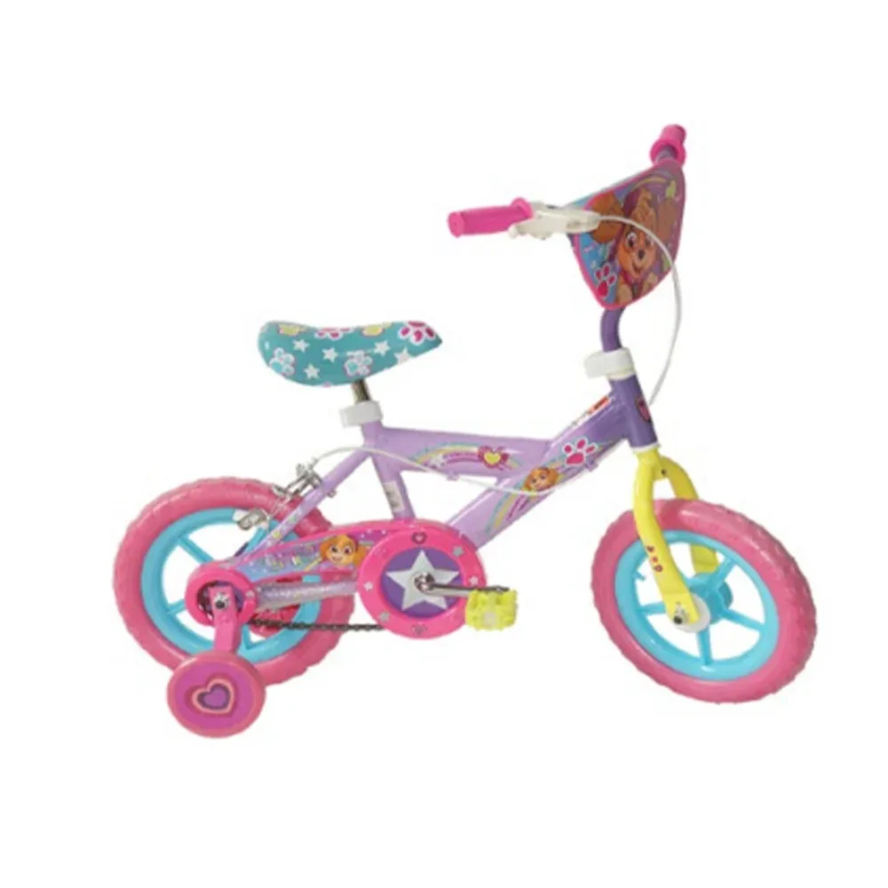 Bicicleta infantil metálica con diseño de paw patrol y dos rueditas / 12012-9ppg