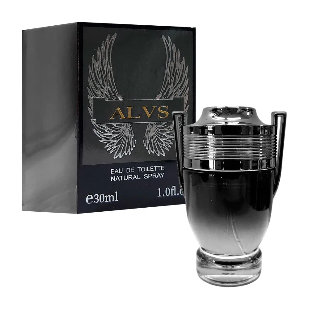 Perfume alvs negro - gris en spray con fragancia para hombre, 30ml / jh300-5