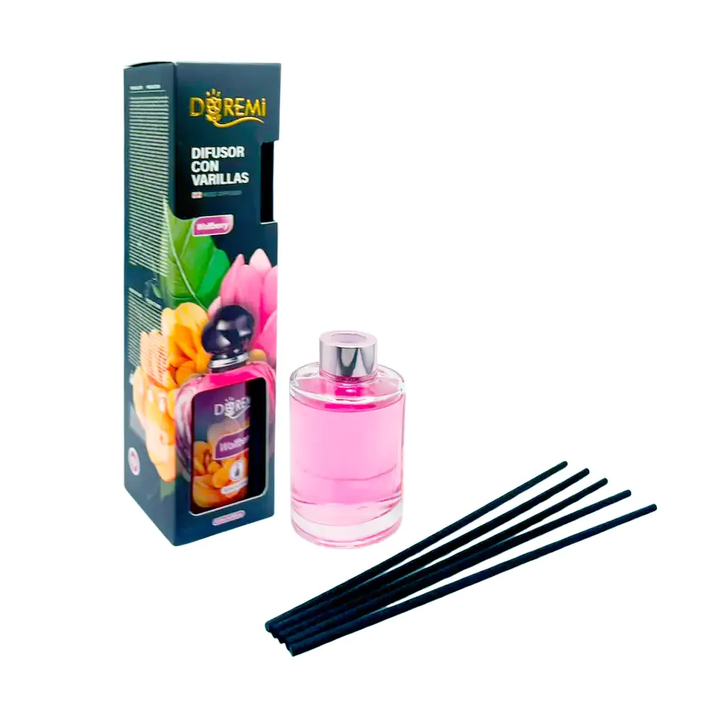 Aromatizante - difusor con varillas en frasco de 120ml, aroma wolfberry / 426695