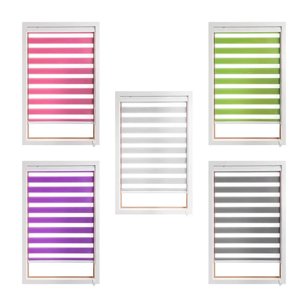 Persiana elegante enrollable horizontal de 160x200cm, variedad de colores