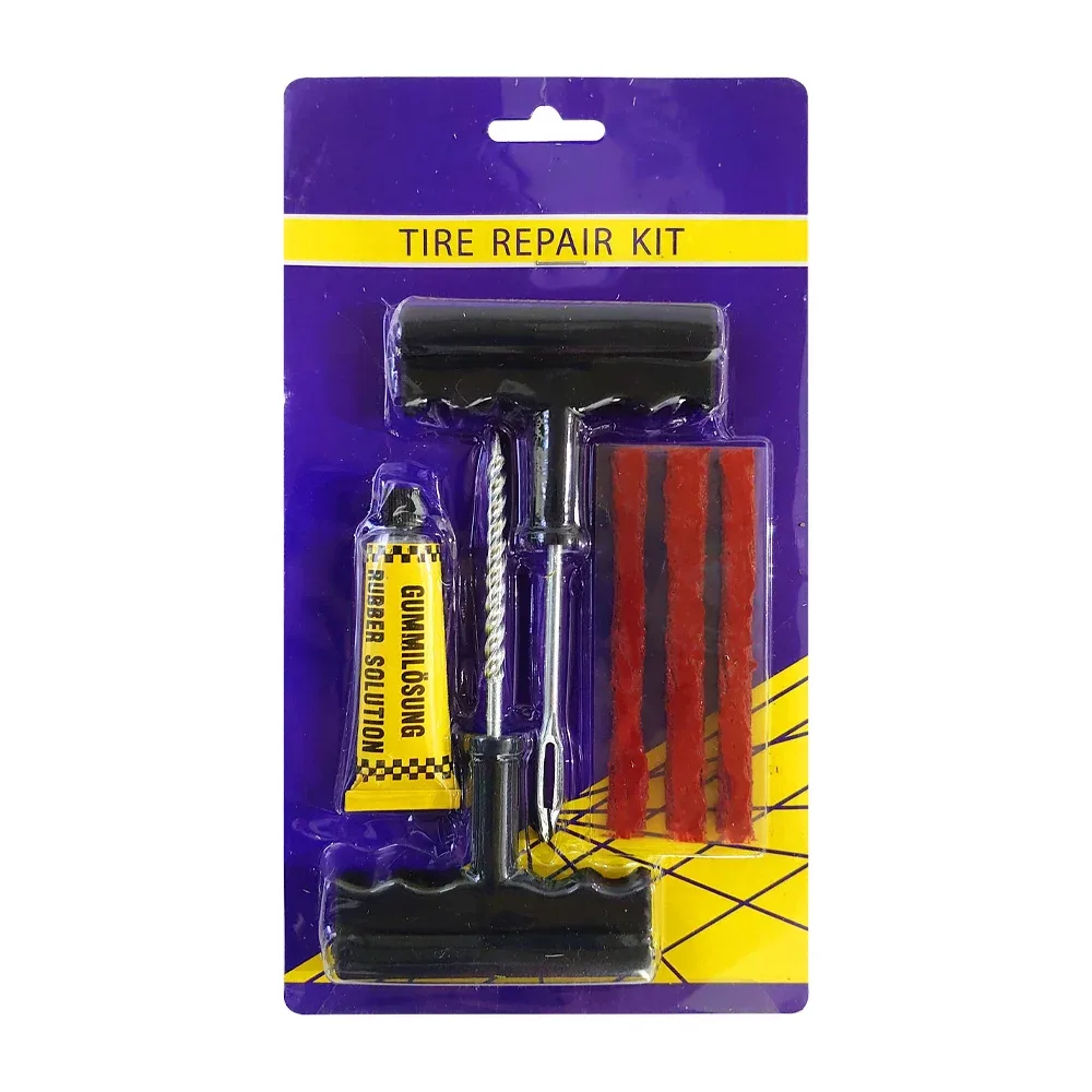 Kit portátil de reparación para ponchaduras de neumáticos / tire repair kit / h4314