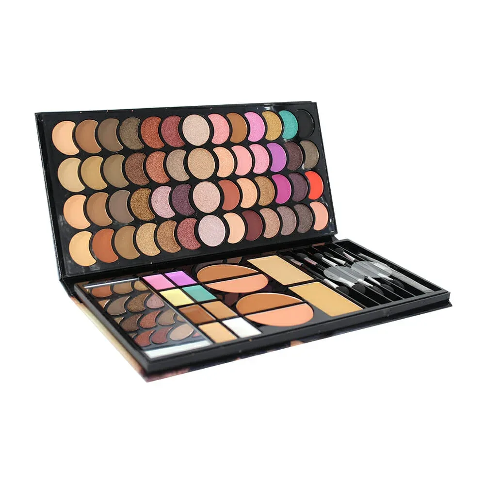 Estuche con 66 sombras para ojos, variedad de tonos / pink 21