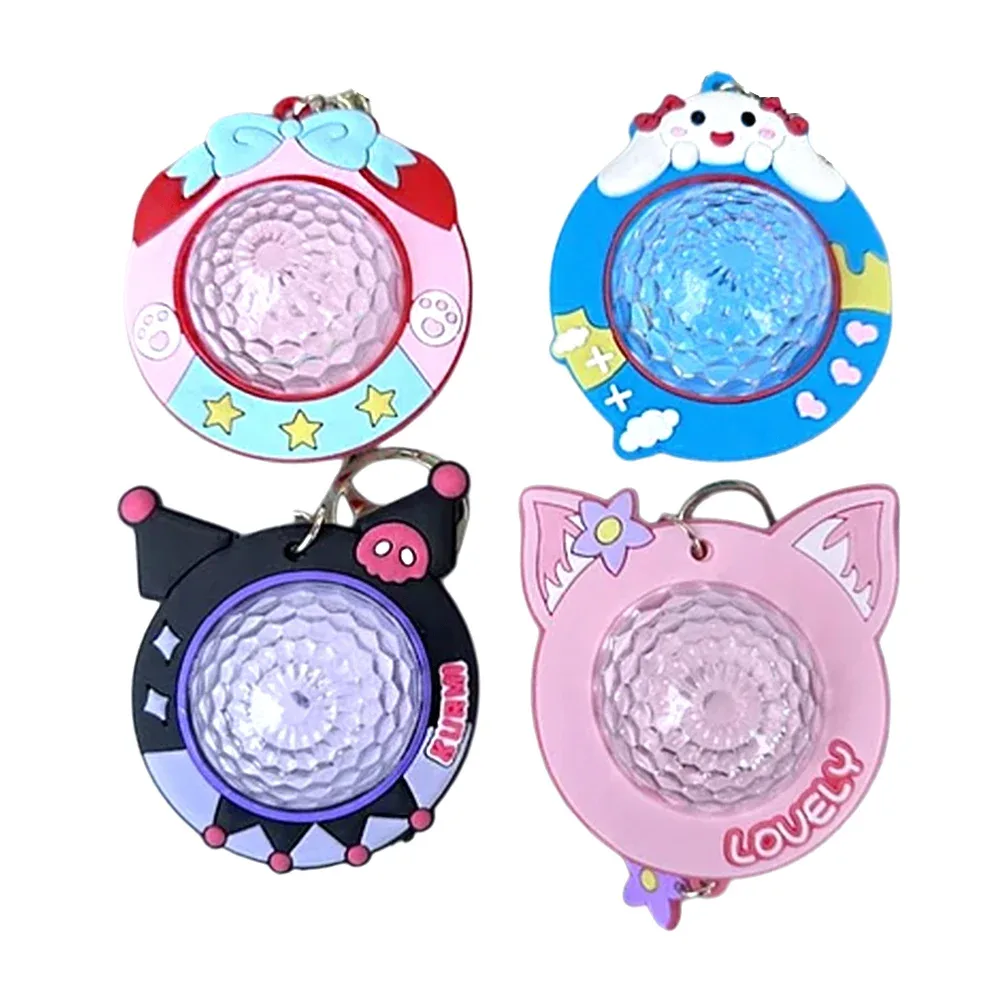 Llavero en forma nave espacial u ovni con luz led, variedad de diseños / lovely / lla