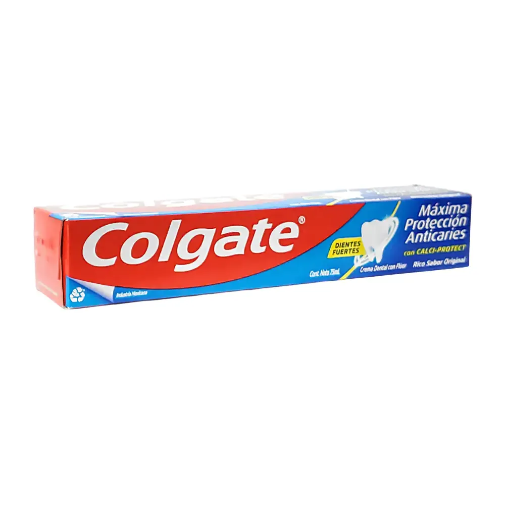 1pz pasta dental colgate, sabor original, 75ml / 009179