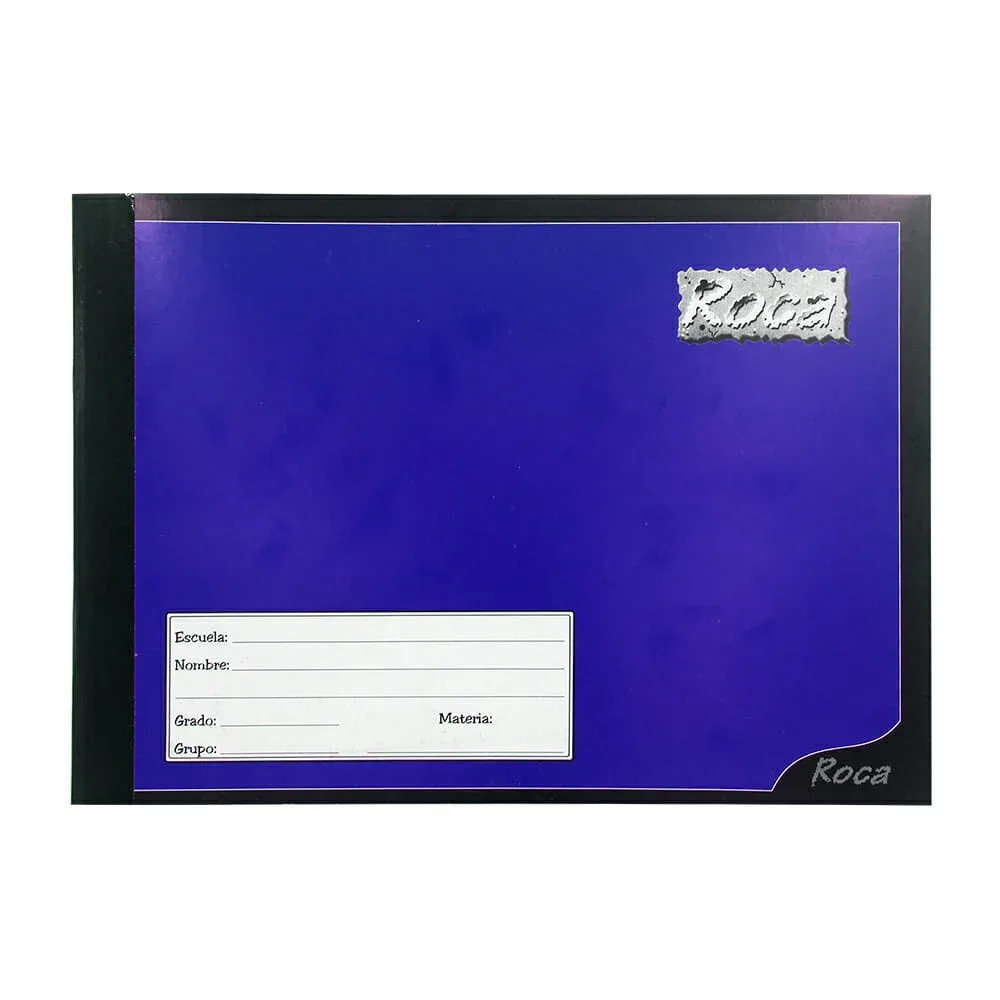Cuaderno italiano roca cosido de raya con 100 hojas páginas, variedad de colores / 231020