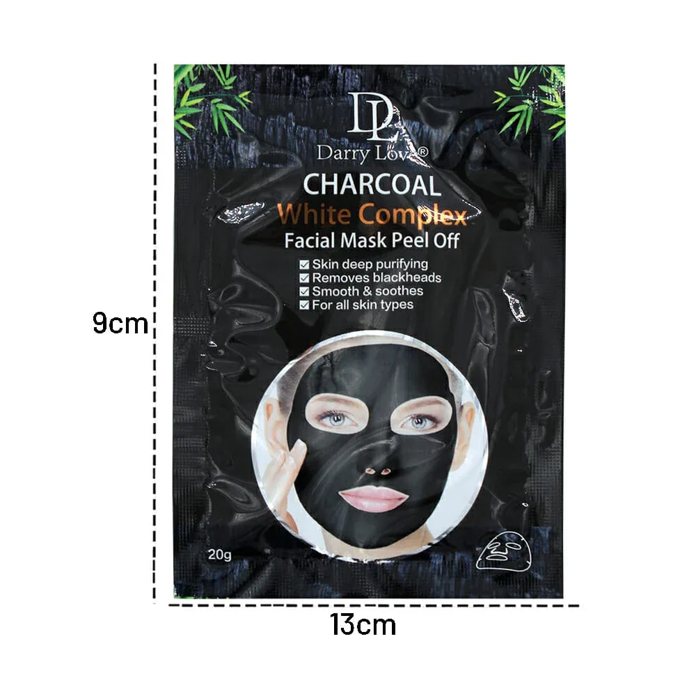 1pza Mascarilla facial exfoliante con carbón activado / darry love / z371