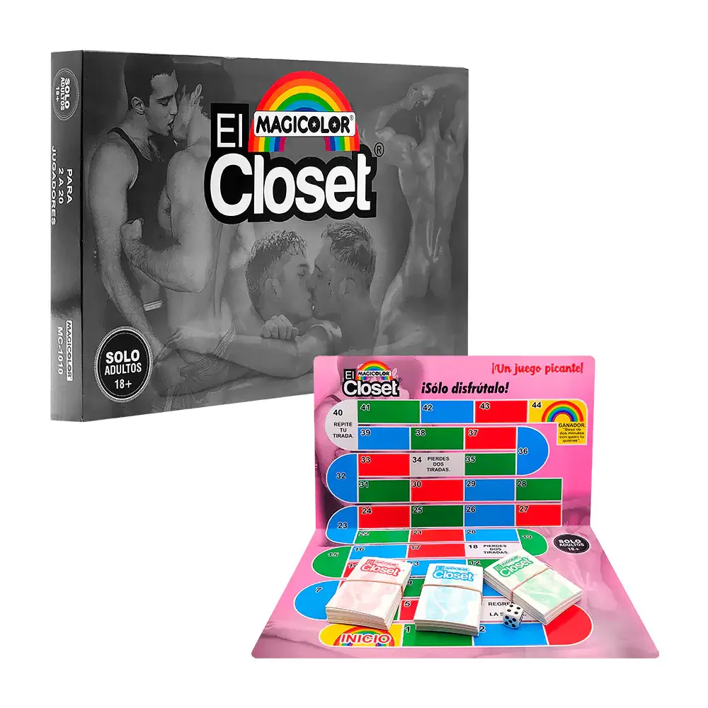 Juego el closet magicolor de mesa, un juego picante de 2 a 20 jugadores / 292239