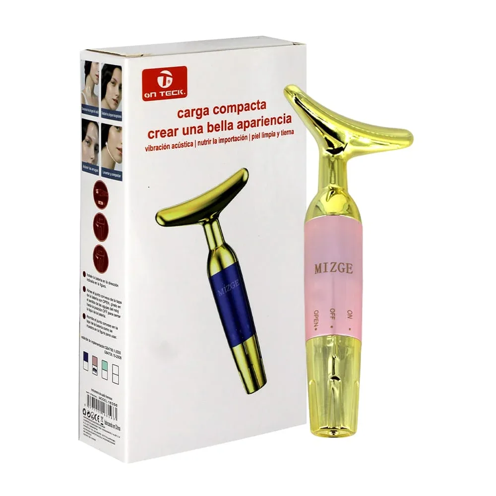 Masajeador reafirmante facial con vibración de alta frecuencia, variedad de colores / 16356