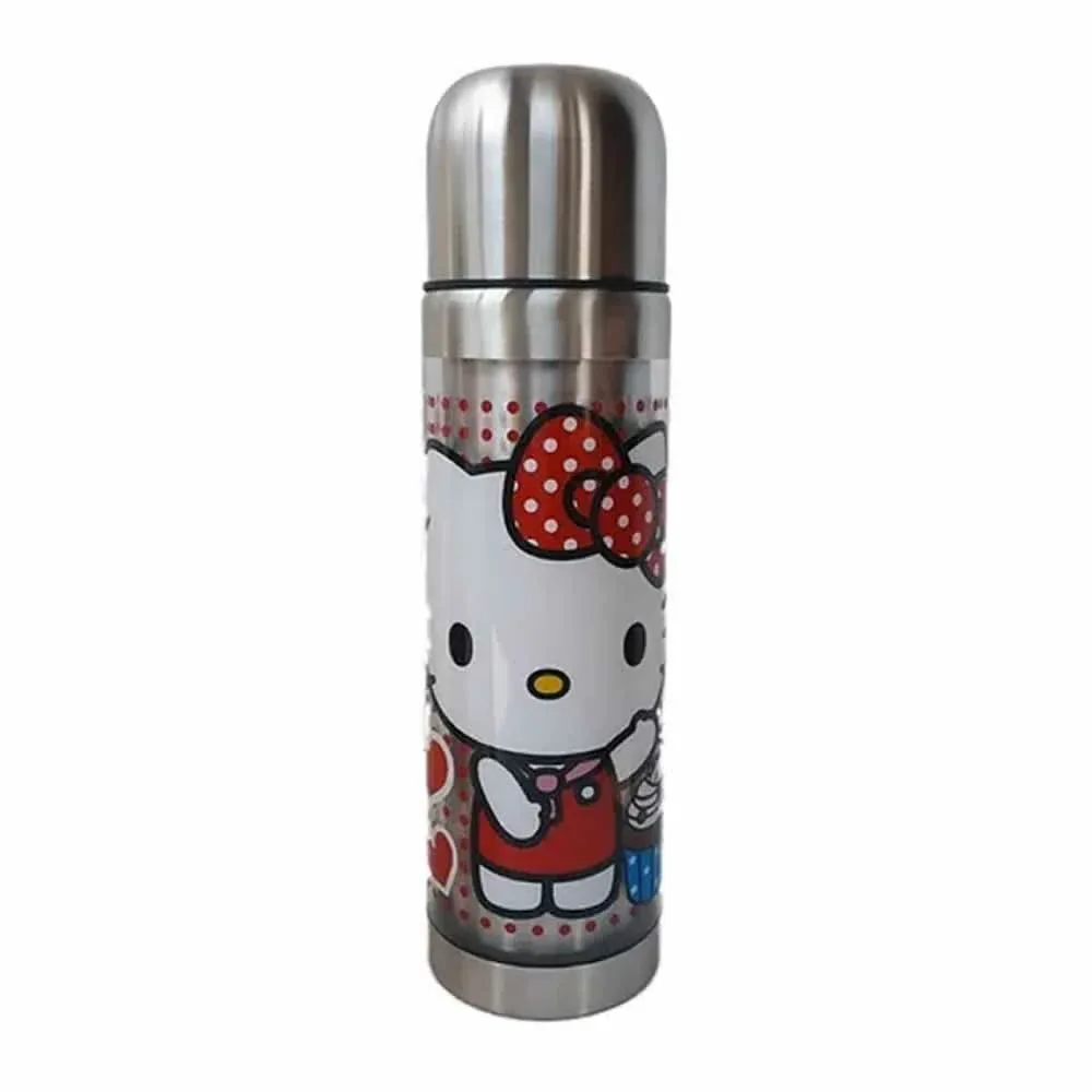 Termo de acero inoxidable con diseño de hello kitty 500ml 2415-3635