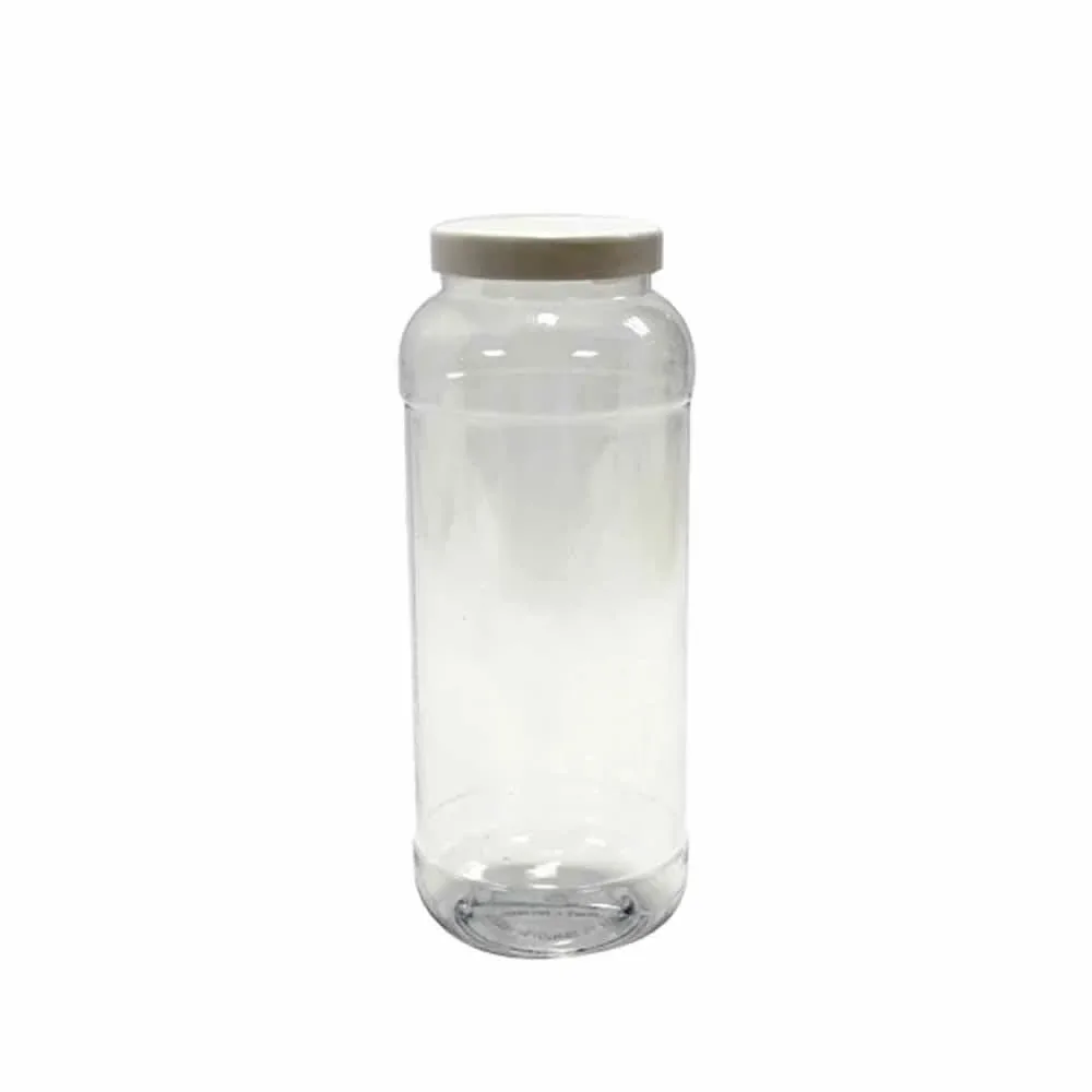 Tarro de plástico 1litro con tapa acpt0019