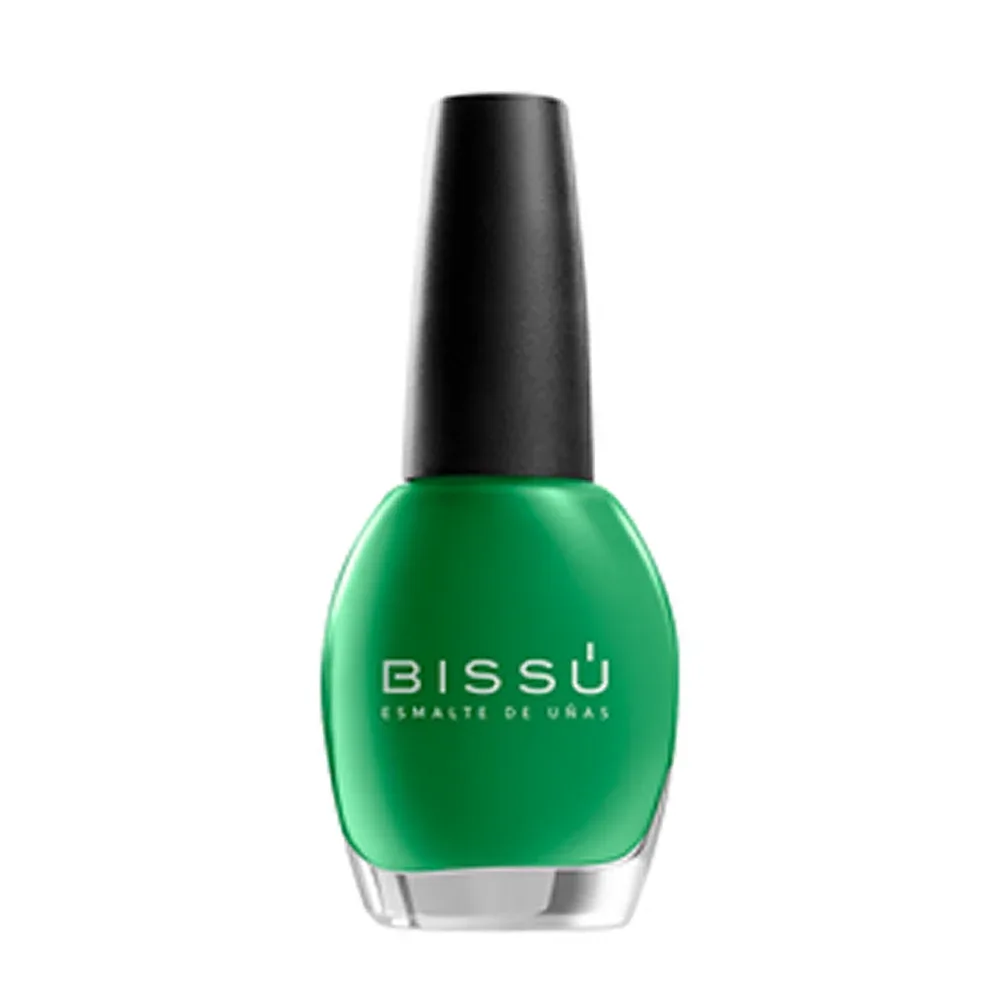 1pza Esmalte bissú para uñas, tono 216 verde primavera 15ml / b006366