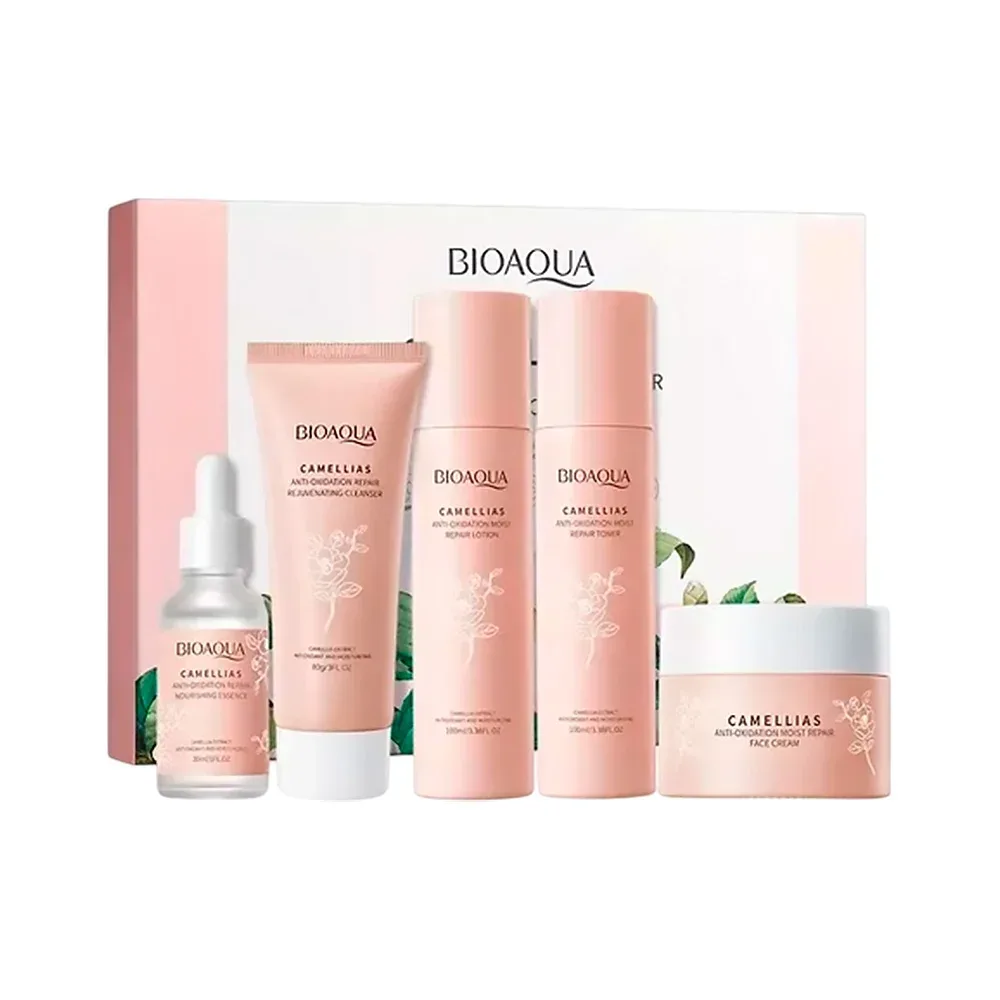 Kit de belleza facial bioaqua con extracto antioxidante de camelias / 949628