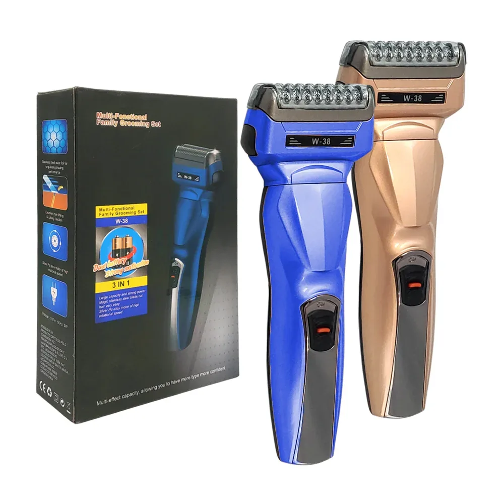 Rasuradora multifuncional 3 en 1 recargable, para cabello, barba y vello nasal