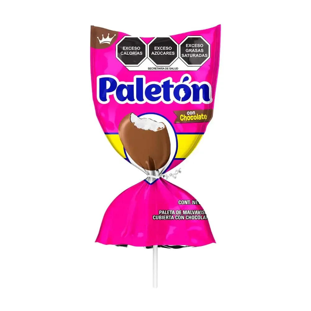 1pzas de paleta de malvavisco cubierta de chocolate corona 20g / 260919
