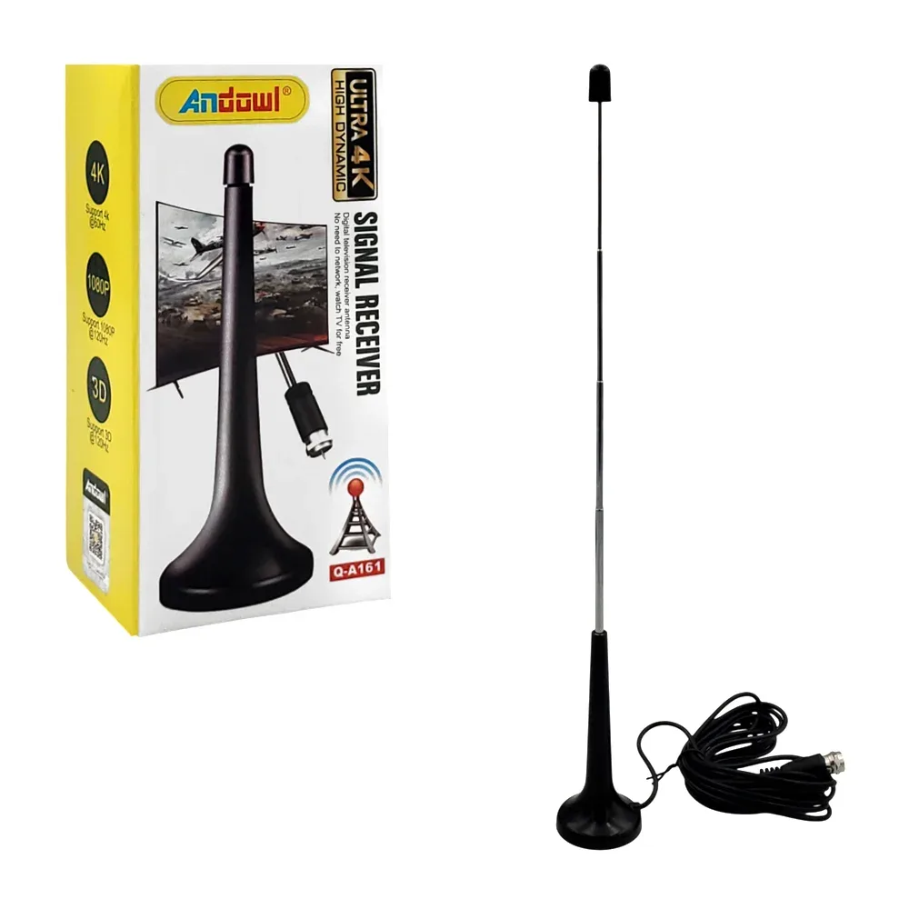 Antena receptora de señal con diseño compacto / q-a161