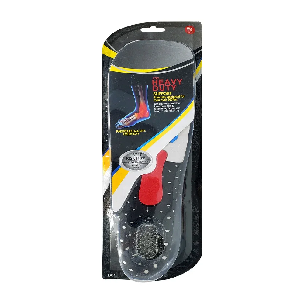 Par de plantillas ortopédicas para aliviar el dolor lumbar, para hombre / for heavy duty / 12447