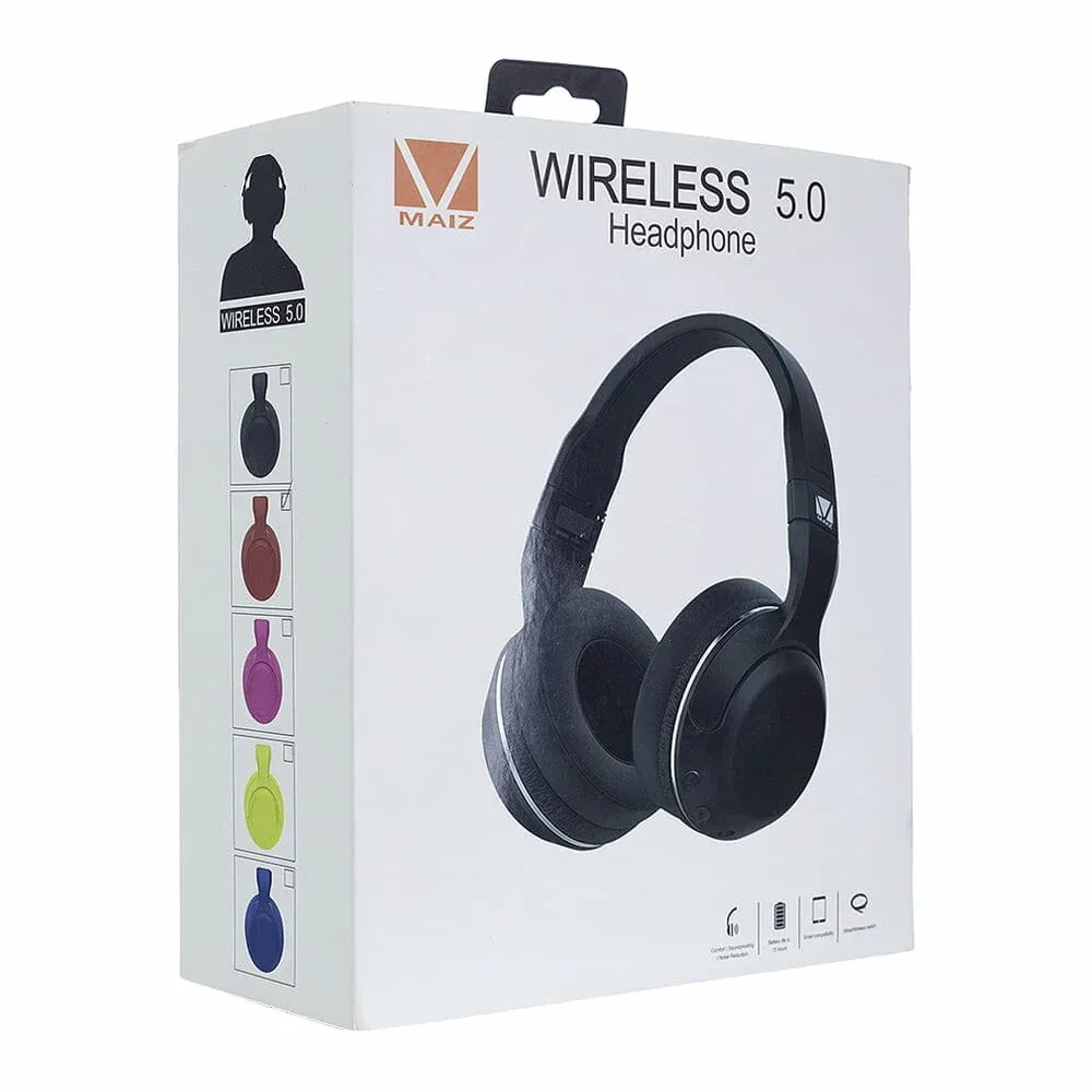 Audífonos de diadema maiz inalámbricos portátiles, variedad de colores / bej-039