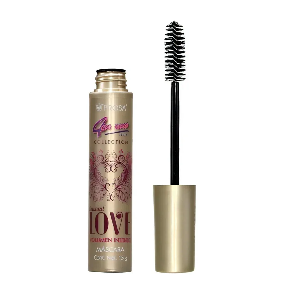 1pz Máscara rímel prosa sensual love, volumen intenso de 13g, 4 en 1