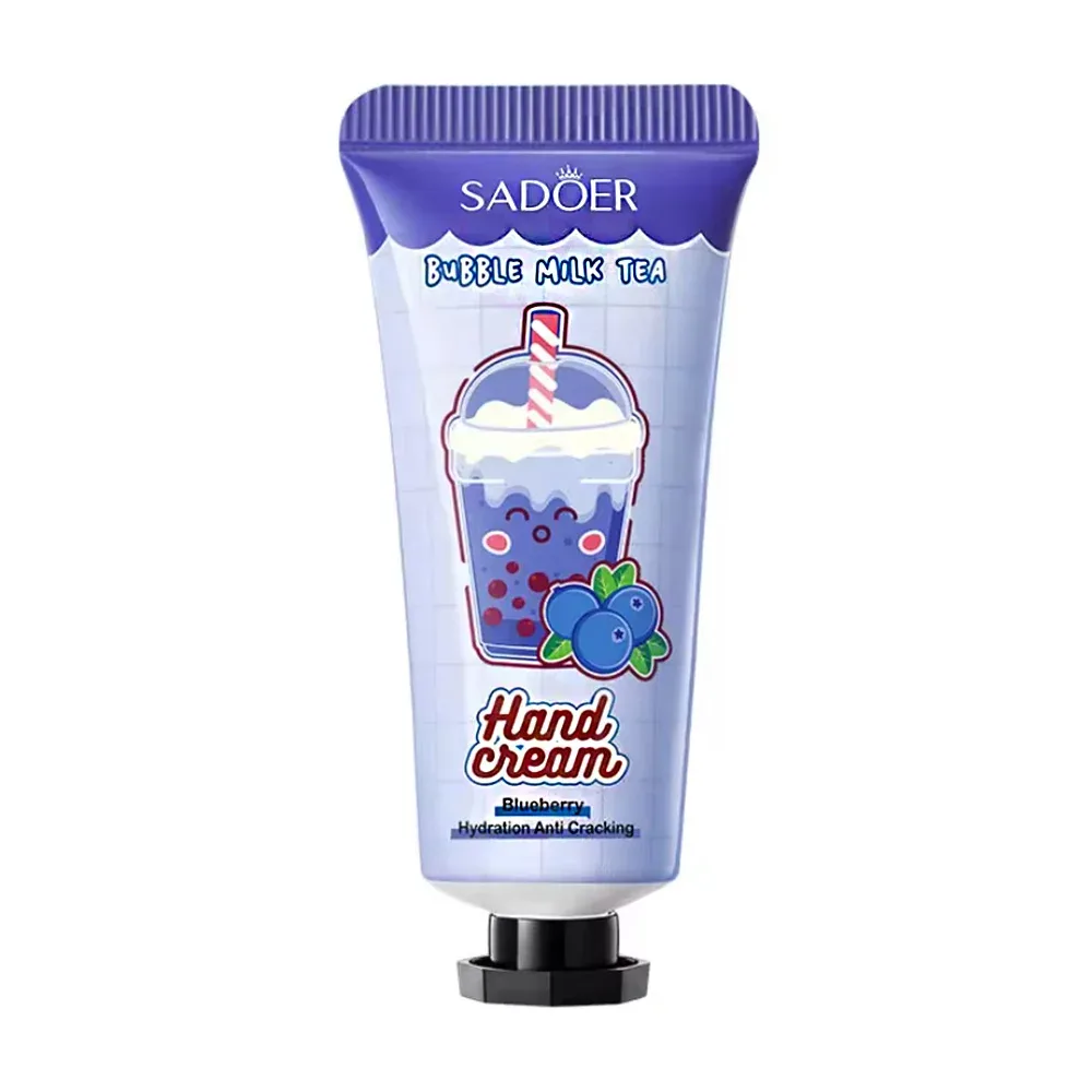 Mini crema hidratante sadoer con extracto de bubble milk tea para manos, 20g