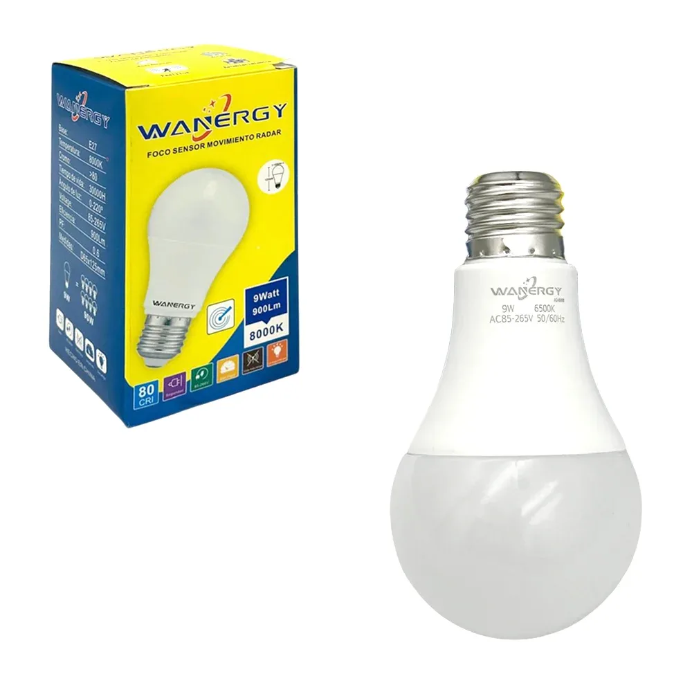 Foco led wanergy con sensor de radar de 9w / 60719