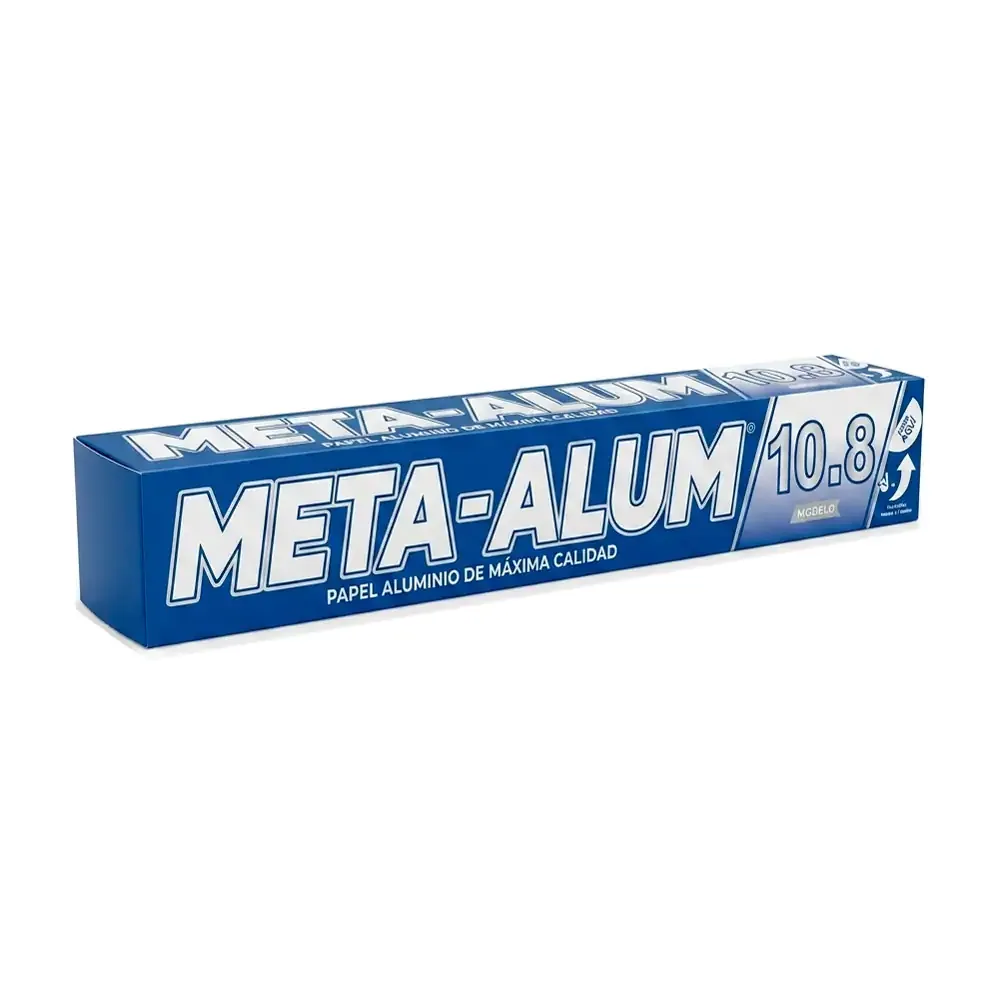 Rollo de papel aluminio meta-alum de 10.8m / 094095