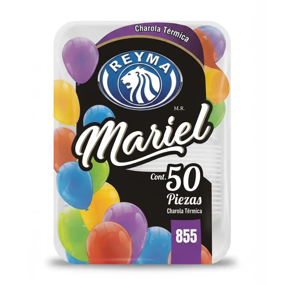Paquete reyma de 50pz de charola térmica / 805454