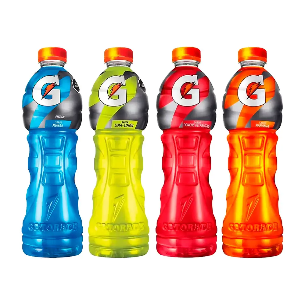 Bebida hidratante gatorade, 600ml, variedad de sabores / gatorade