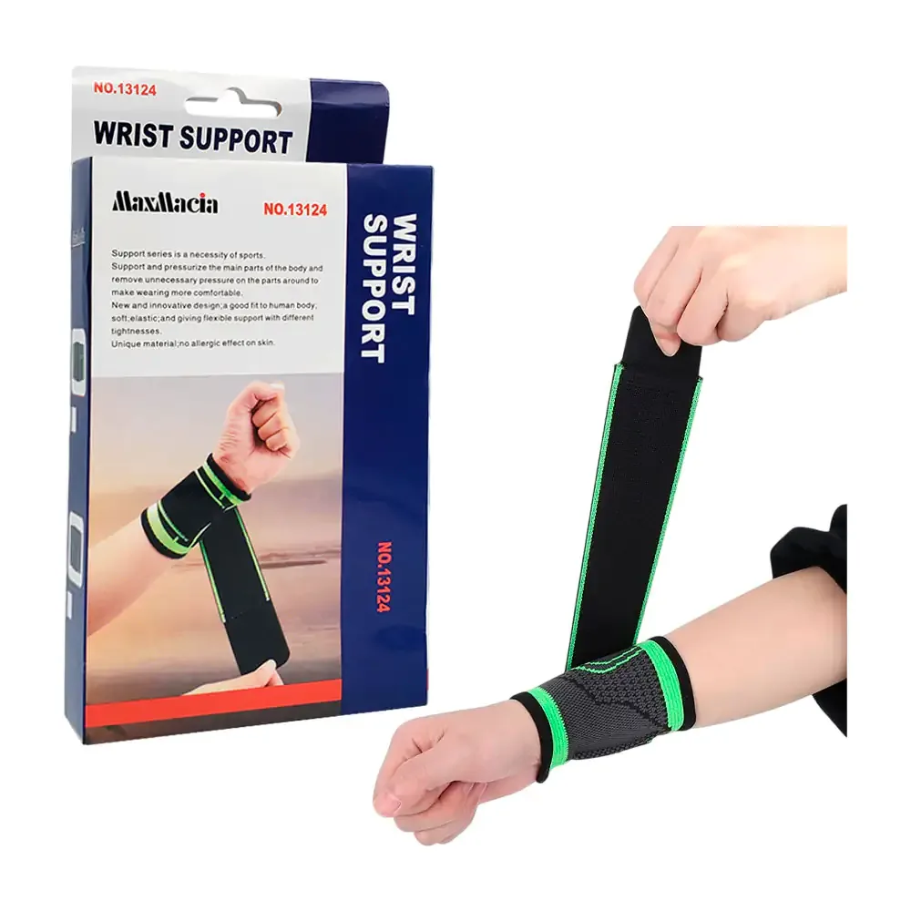 Muñequera de compresión ajustable con banda de velcro / wrist support / 13124