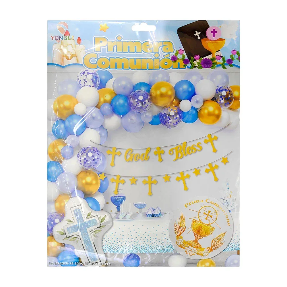 Kit decorativo de fiesta con 50 pcs para la primera comunión / ygli-51