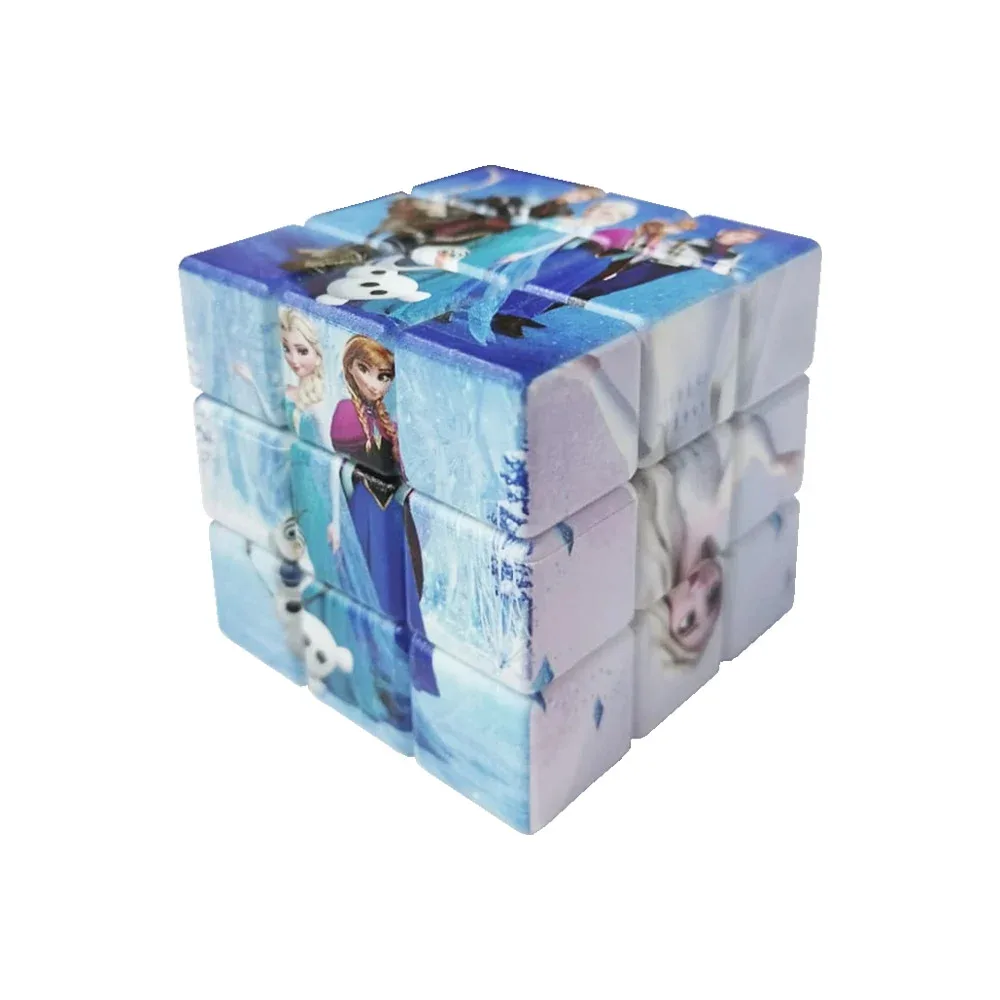 1pza cubo rubik 3x3x3 con diseño estampado de frozen-ll / 2014-bx