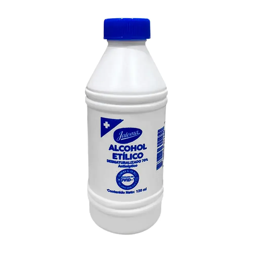 Alcohol jaloma etílico desnaturalizado al 70%, 120ml / 311451