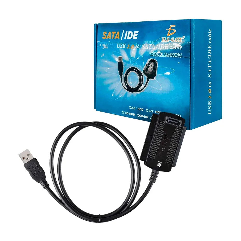 Convertidor usb 2.0 a sata ide disco duro 3.5 Y 2.5