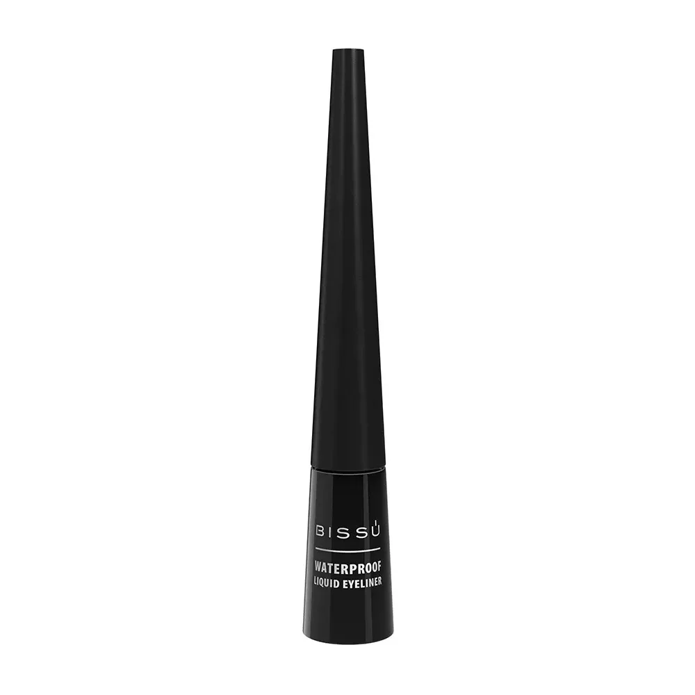 1pza Delineador líquido bissú para ojos, tono 01 black 2.5ml / b008343