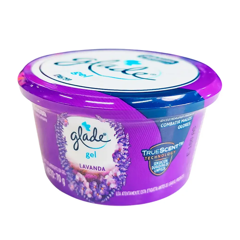 Aromatizante ambiental glade mini gel con aroma a lavanda 70g / 998282
