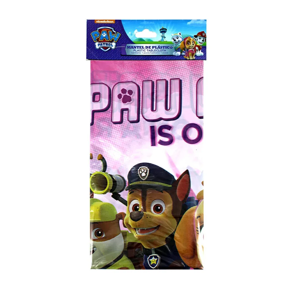 1pza Mantel de plástico con diseño de paw patrol, variedad de diseños / 440-682 / 440-873