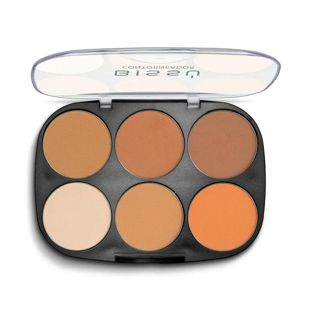 Contorneador de 6 tonos bissú para rostro, tono 03 bronceado a oscuro 24g / 358153
