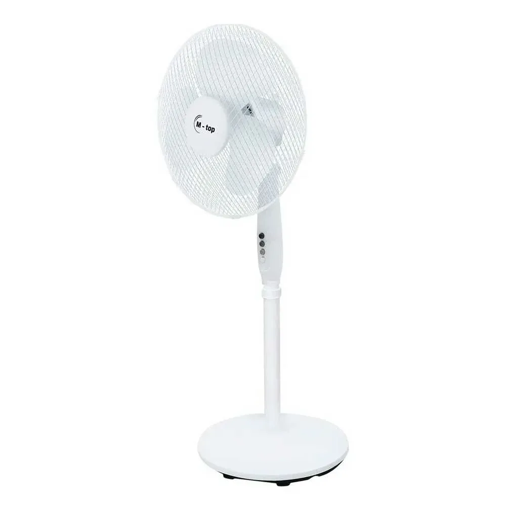 Ventilador giratorio m-top de 16 pulagadas con 3 aspas y pedestal / ven003