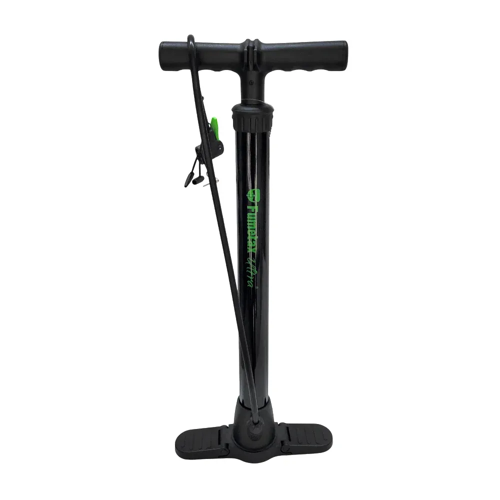 Bomba manual de aire fumetax ultra con 3 válvulas intercambiables, 58cm / 100psi
