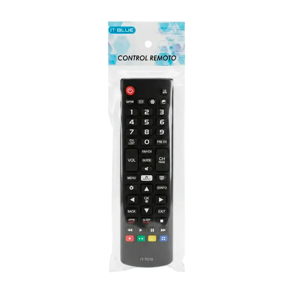 Control remoto universal para televisión compatible con smart tv / it-7019