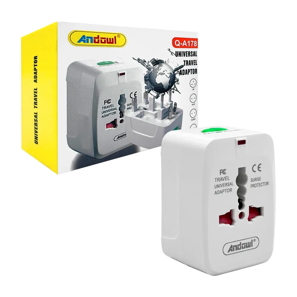 Enchufe adaptador universal 4 en 1 para viaje / q-a178