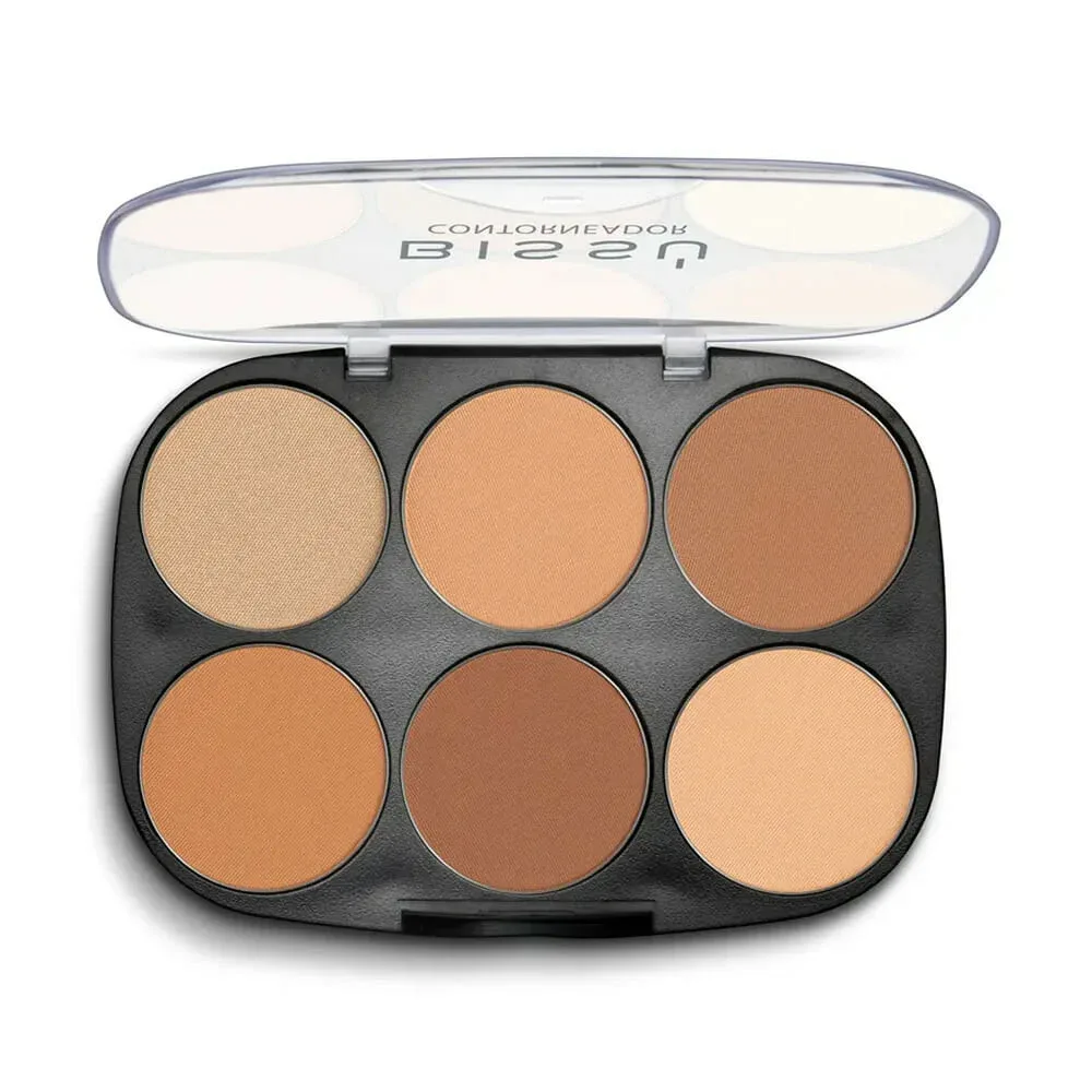 Contorneador de 6 tonos bissú para rostro, tono 02 medio a bronceado 24g / 358152
