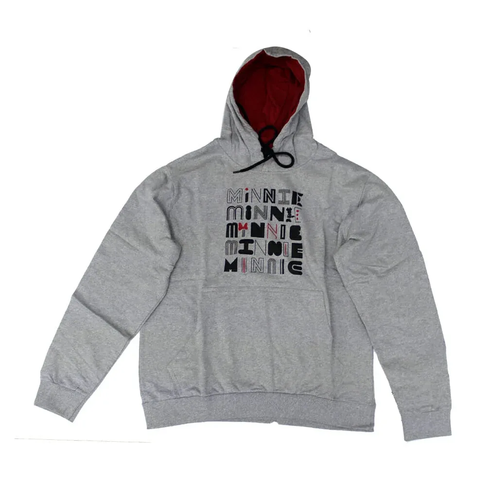 Sudadera con diseño de minnie color gris / minn2 variedad de tallas