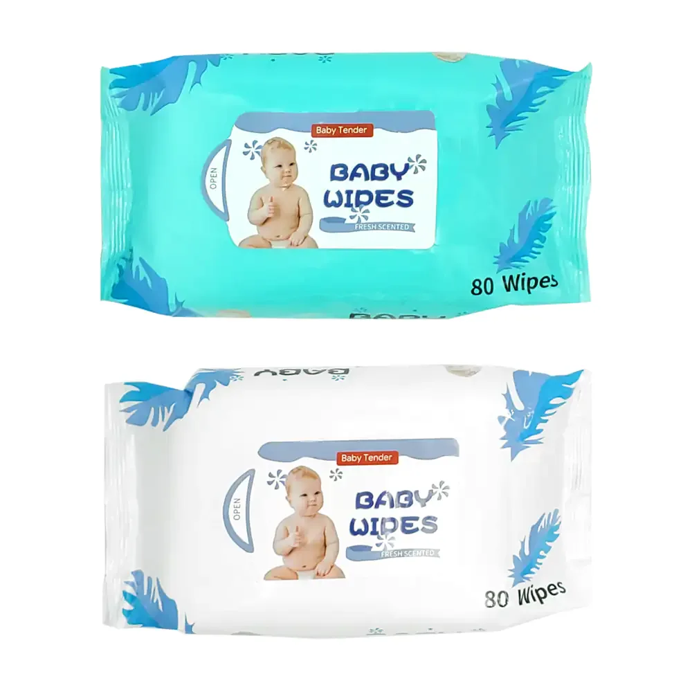 Paquete con 80 toallitas húmedas multifuncionales para bebes / baby wipes