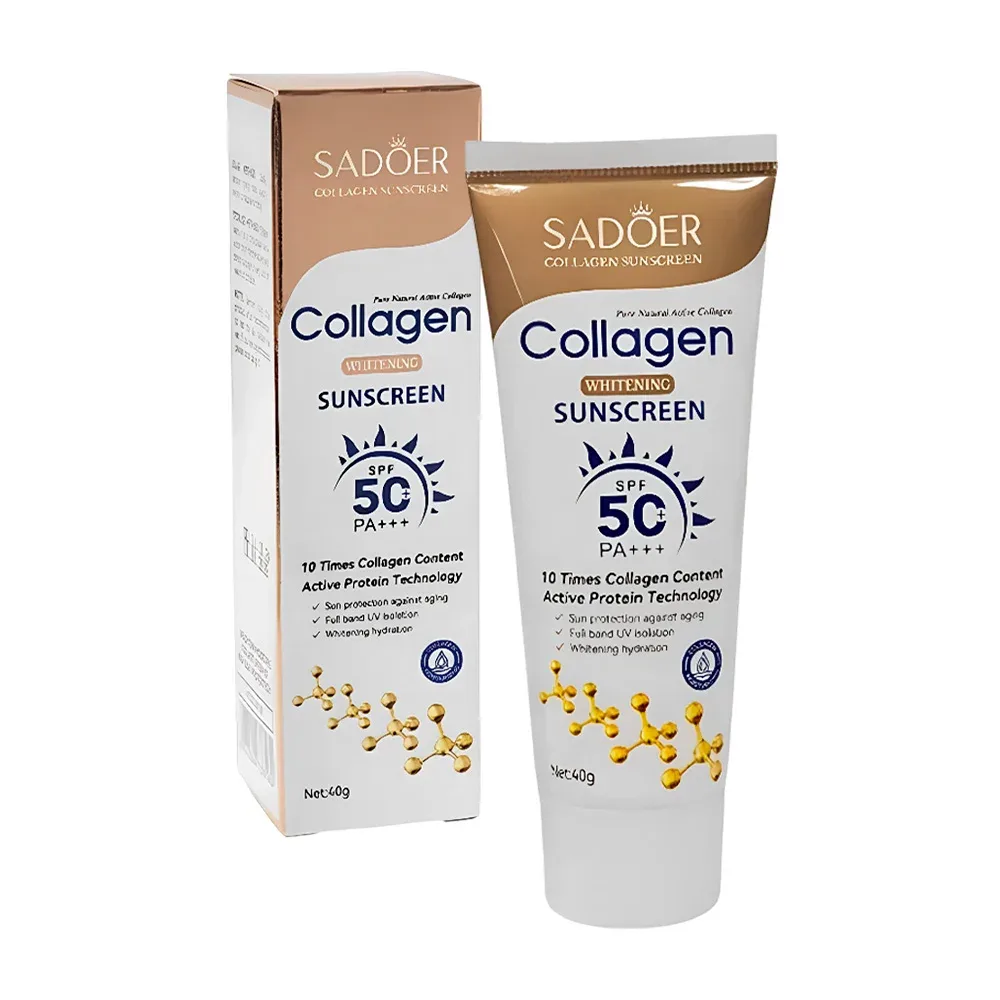 Protector solar con colágeno y efecto blanqueador, fps 50+, pa+++, 40g / sd38180