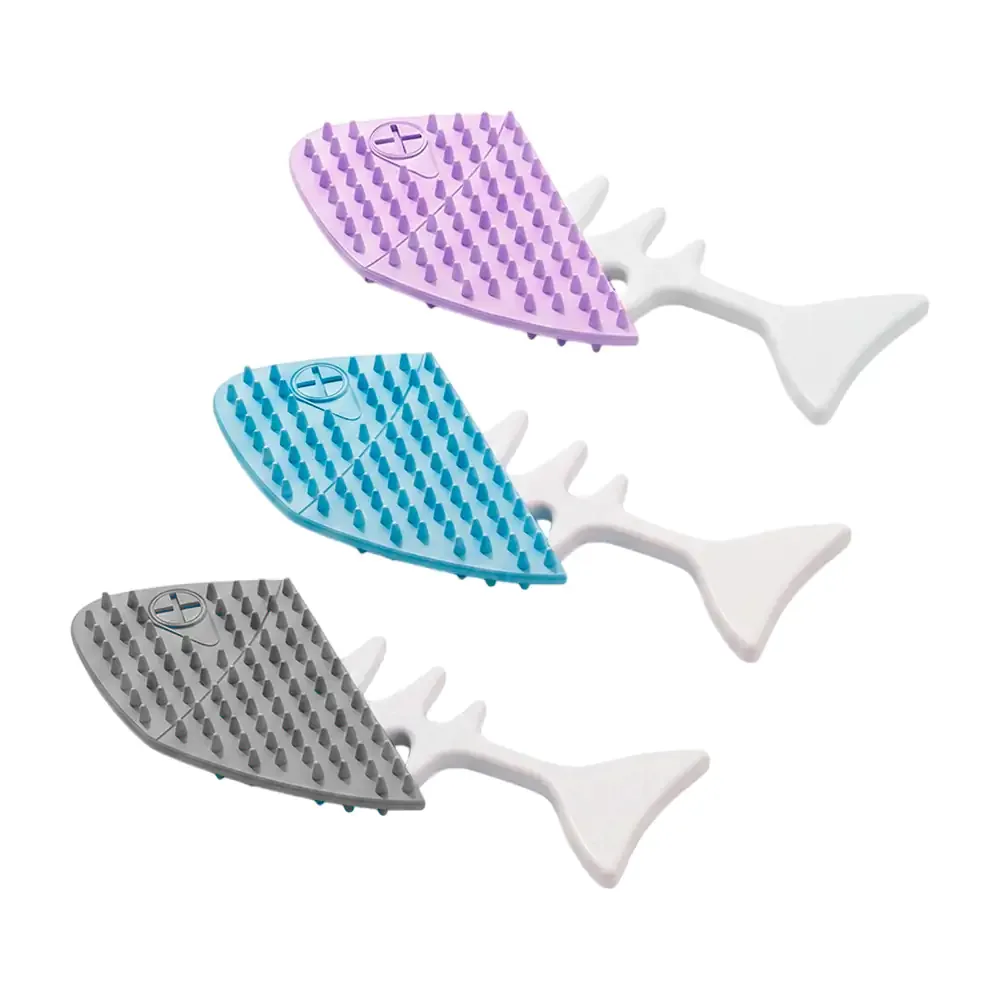 Cepillo en forma de pez multifuncional para eliminar el pelo de mascota / mas.hkdz01