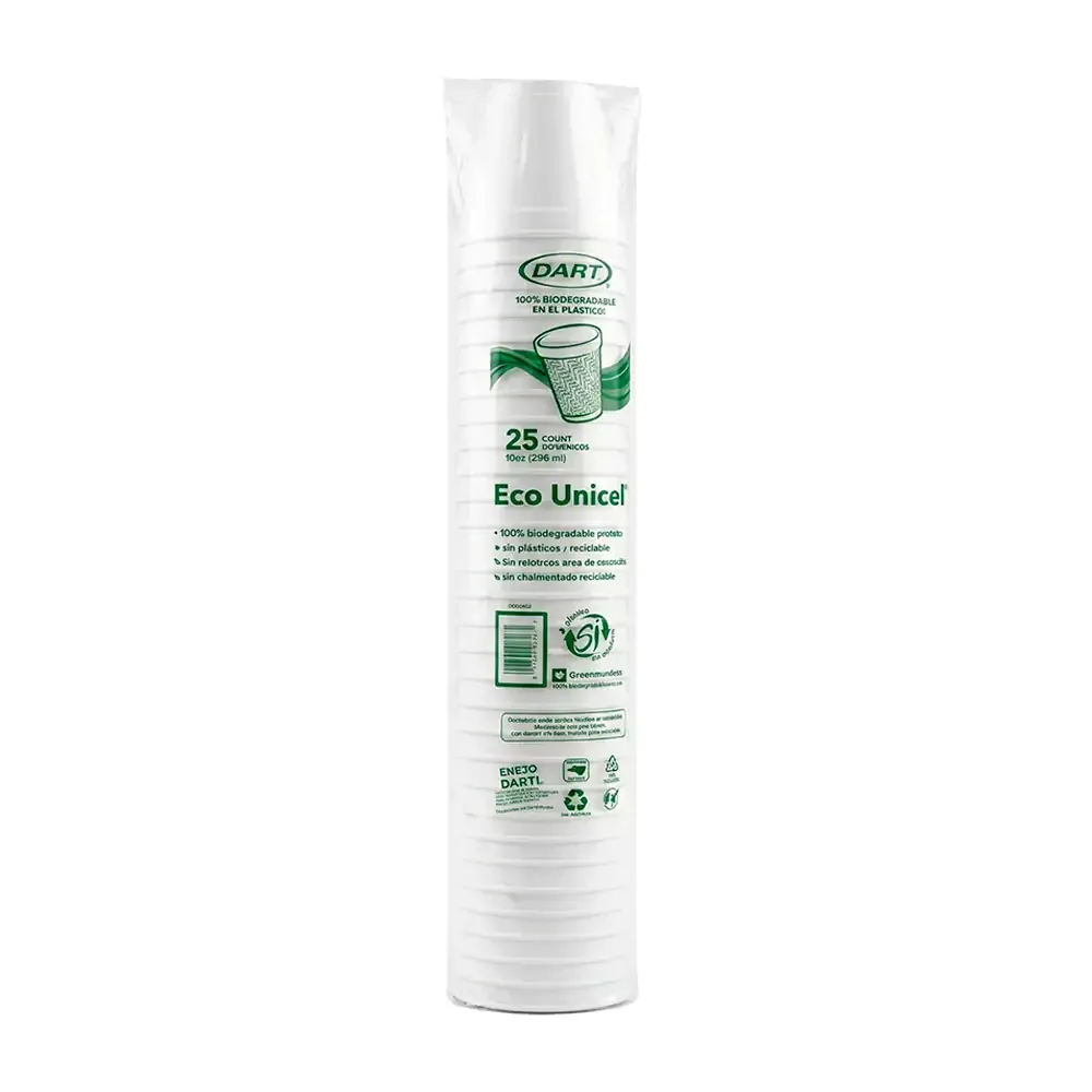 Paquete dart con 25 vasos térmicos #10 - 296ml / vaso térmico / 10jy10