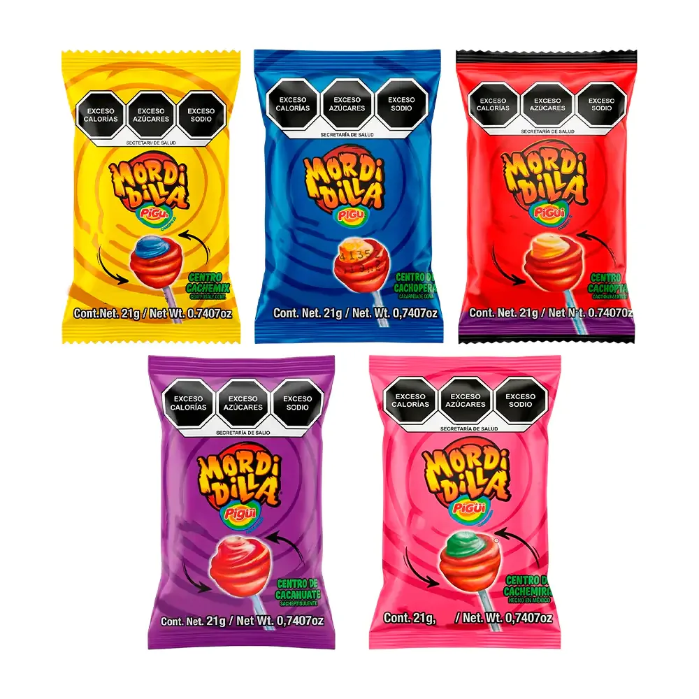 1pza Paleta suave enchilada + centro de pulpa suave, variedad de sabores, 21g